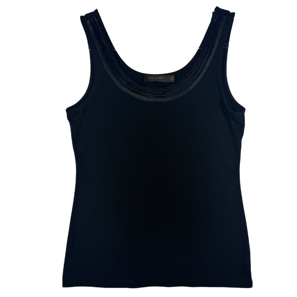 The Limited Black Tank Top Sleeveless‎ Layering Top Basic Casual Size M